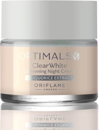 Oriflame Sweden optimals clear white lightening night cream