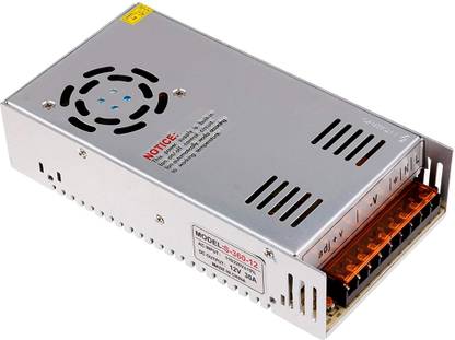 TRP Traders 12V 30A 360W Power Supply Transformer for LED Strips Lighting Worldwide Adaptor