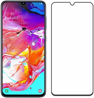 Buynow Edge To Edge Tempered Glass for Anti Glare Matte Finish Anti-Fingerprint Tempered Glass Screen Protector for Samsung Galaxy A70