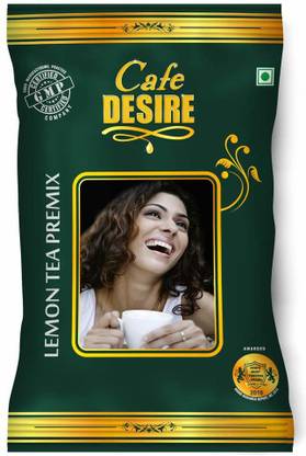 CAFE DESIRE Instant Lemon Tea Premix 1 Kg Lemon Instant Tea Pouch