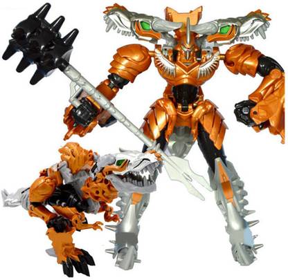 HALO NATION Dinobots Grimlock Edition Genuine Dinosaur Robot Model Toy Transformation action figure - Steel Cable Robot