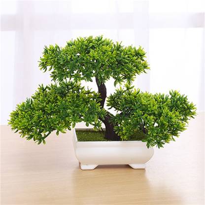 Devnidhi agri products Artificial Flower/Plant for Home, Office And Garden Decor Bonsai Wild Artificial Plant  with Pot