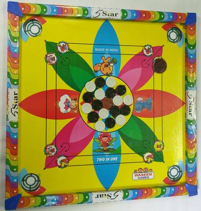 WASEEM GAMES BOARD GAME Carrom Board Game
