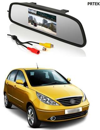 PRTEK Rear View 4.3 Inch TFT LCD Monitor Mirror Screen Display For Reverse Parking and Rear View Black LCD  (10.922 cm) a215 Black LCD
