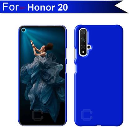 Case Designer Back Cover for Honor 20 Case Matte Rubberised Finish Hard Back Cover 360 Protection