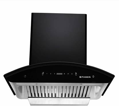 FABER Primus Plus Energy TC SC HC BK-N 60 Auto Clean Wall Mounted BLACK 1500 CMH Chimney