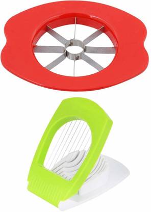 SUPREMACY Apple Fruit Cutter and Egg Cutter Slicer Combo Pack Egg Grater & Slicer