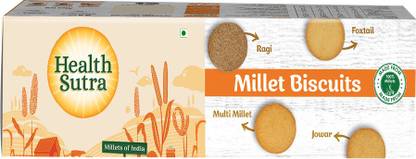 Health Sutra Millet Biscuits - Maida Free High Fiber Biscuit