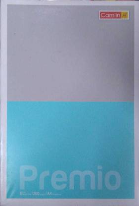 Camlin 6 Notebooks Set A4 Notebook Single Line 200 Pages