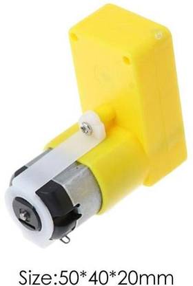 Super Debug BO Motor L-Shaped Single Shaft and Wheels Smart Car Robot Gear Motor for Arduino Motor Control Electronic Hobby Kit