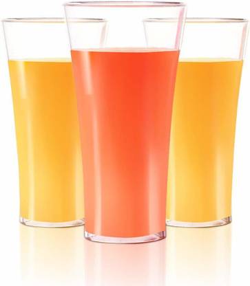 Online Kart (Pack of 6) High Quality Unbreakable Glass set Glass Set Water/Juice Glass