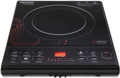 उषा 1600 W इंडक्शन कुकटॉप पुश बटन