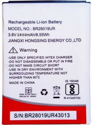 mp enterprises Mobile Battery For  Intex aqua 5.5 Vr/aqua 5.5vr plus/aqua note 5.5