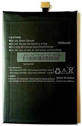 GIFFEN Mobile Battery For  Micromax Canvas Juice 2 AQ5001 - Original Tested 100% Backup Guaranteed