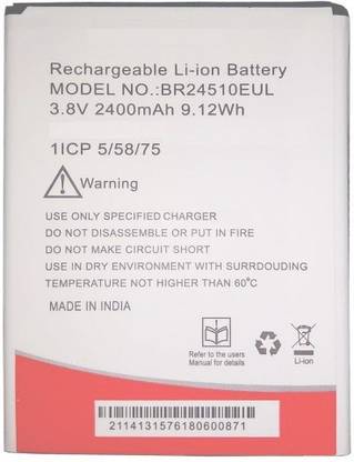 GIFFEN Mobile Battery For  INTEX Aqua Lions 2