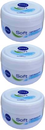NIVEA Soft Moisturizing Cream 3 Units of 200ml each