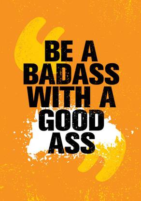 KD be a badass Poster|Motivational Paper Print