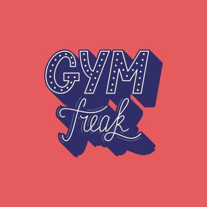gym freak |Motivational Poster|Inspirational Poster|Gym poster|All Time Posters|Technology Poster|Poster About Life|HomeDecorPoster|Poster for Every Room,Office, GYM|sticker paperPrint| Paper Print