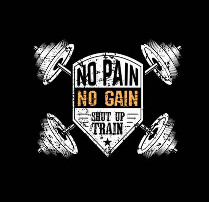 KD no pain no gain shut up train Poster| Paper Print