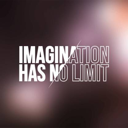 KD imagination Sticker Poster|Motivational Poster|Inspirational Poster|size:12x18 inch Paper Print