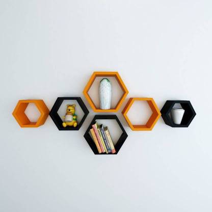 DECORASIA Wooden Wall Shelf