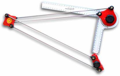AALA Engineering Drawing Mini drafter with Drawing board Clip Ruler