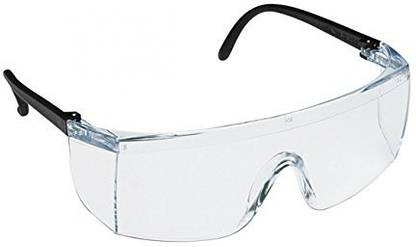 3M 1709 IN Safety Eyewear, Premium Quality Safety Goggles Pack of 2 Laboratory  Safety Goggle