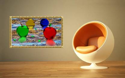 MADHUBAN DECOR Self Adhesive 60 cm Wall Sticker