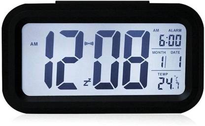 Kadio Digital Black Clock