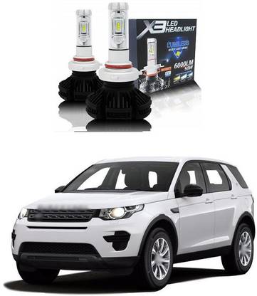 PRTEK X3 Car Headlight/Fog Lamp LED Bulb For Car-s With 3 Color Temperature Films ( 50W, 6000LM) A15 Headlight Car LED for Land Rover (12 V, 55 W)