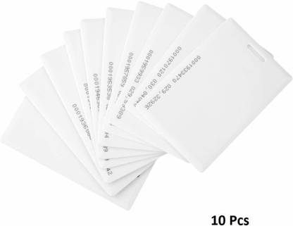 Super Debug 10 Pcs 125kHz RFID Proximity Smart Card 0.8mm thick for Access Control System & Time Attandance (Read only, Pack of 10) Time & Attendance