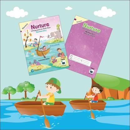 Maths Activity Book for Kids (2-3 years) | To Colour,Trace & Draw Patterns,Learn Numbers(1-10)|Nurture-A Programme for Early Years Numeracy Combo|Nursery|By Pearson