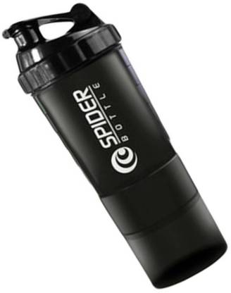 spider bottle 500ml Black Protein Shaker Bottle/Sipper Bottle/Gym Bottle 500 ml Plastic Shaker