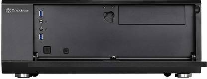 SilverStone Technology ome Theater Computer Case (HTPC)with lockable front panel Mid Tower Cabinet with USB 2.0 and USB 3.0 Ports Compatible with Computer