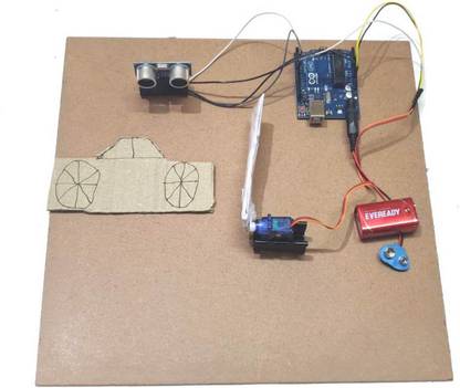 Technical hut Arduino Automatic Smart Car Barrier System Project Science working model for Students Educational Electronic Hobby Kit