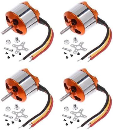 Super Debug 4 Pcs A2212 13T 1000KV Outrunner Brushless Motor for DJI F450 F550 MWC Multicopter (pack of 4) Electronic Components Electronic Hobby Kit