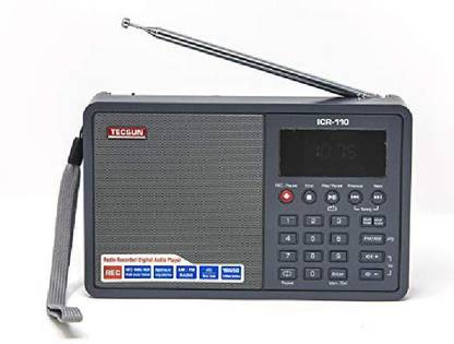 Tecsun Icr 110 4 in 1 Digital Portable Am Fm Radio + Mp3 Player FM Radio