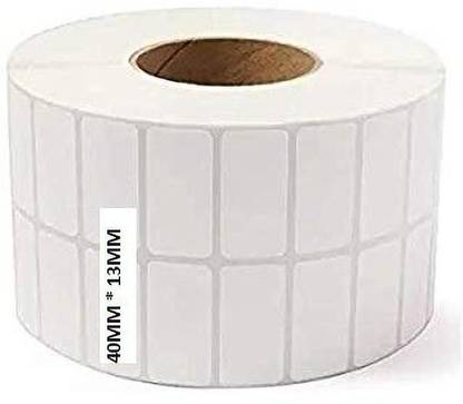 D R LABEL D R Label 40x13 (Thermal) Barcode Labels Stickers, 5000 Label in Roll, 2up Paper Label