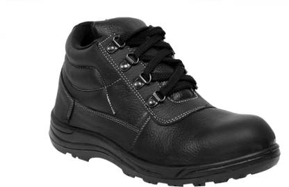JK STEEL Steel Toe Genuine Leather Safety Shoe