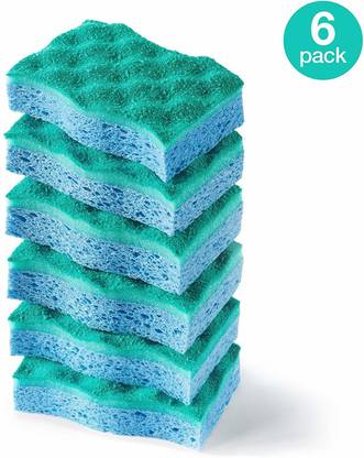 O-Cedar Multi-Use Scrunge Scrub Sponge (Pack of 6) Scrub Sponge