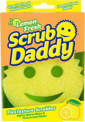 Scrub Daddy Lemon Fresh Scratch-Free Scrubber Scrub Sponge