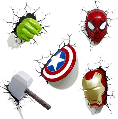 DivineDesigns 61 cm Avengers Weapons Self Adhesive Sticker