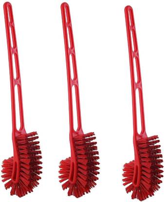 Rekha Red Toilet Brush Set of 3