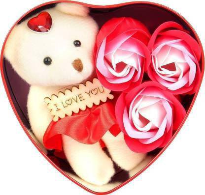 Hsn Artificial Flower, Soft Toy Gift Set