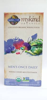 Garden Of Life Mykind Organics Mens's Once Daily Whole Food Multivitamin 60 Vegan Taablets