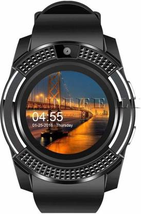 4G Oppo & Mi Camera,Bluetooth,SIM Card Smart Black Smartwatch