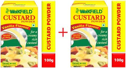 WeiKFiELD CUSTARD POWDER 100 GM +100 GM Custard Powder