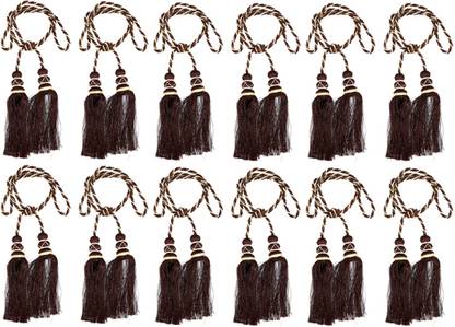 KUBER INDUSTRIES Brown Tassels