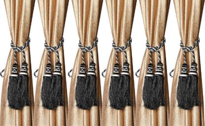 KUBER INDUSTRIES Black Tassels