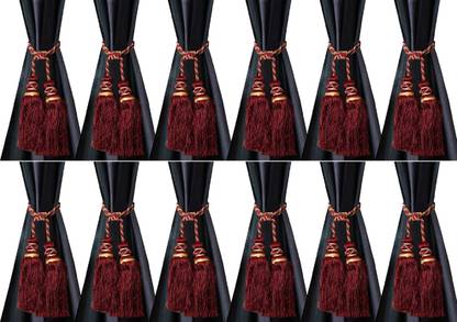 KUBER INDUSTRIES Maroon Tassels